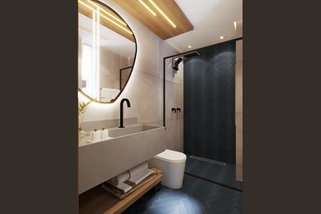 Apartamento à venda com 145m², 3 quartos e 2 vagas Apartamento à venda com 145m², 3 quartos e 2 vagasBanheiro da Suíte