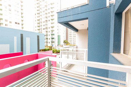 Varanda da Sala de apartamento à venda com 2 quartos, 43m² em Santo Cristo, Rio de Janeiro