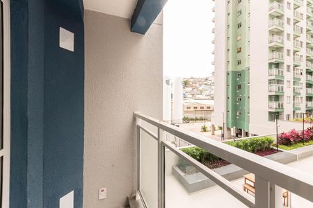 Varanda da Sala de apartamento à venda com 2 quartos, 43m² em Santo Cristo, Rio de Janeiro