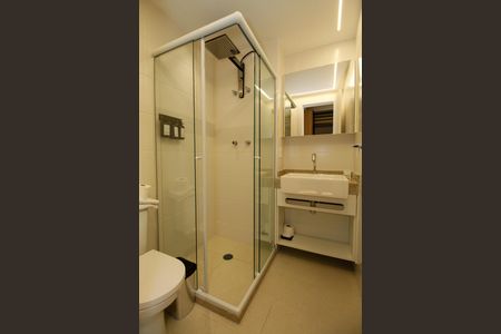 Studio para alugar com 28m², 1 quarto e sem vaga Studio para alugar com 28m², 1 quarto e sem vagaBanheiro