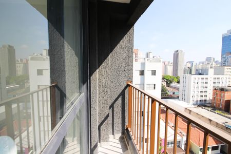 Varanda de kitnet/studio à venda com 1 quarto, 25m² em Vila Olímpia, São Paulo