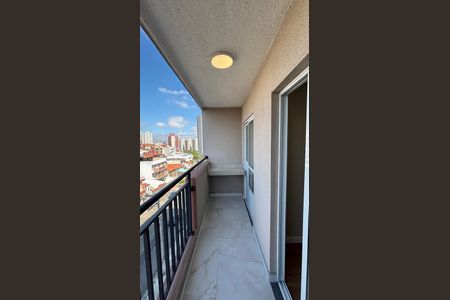 Varanda da Sala de apartamento para alugar com 2 quartos, 49m² em Parque das Nações, Santo André