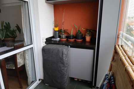 Varanda da Sala de apartamento à venda com 3 quartos, 70m² em Jardim Prudência, São Paulo