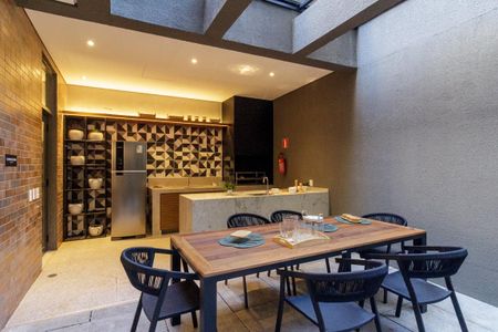 Studio à venda com 25m², 1 quarto e sem vaga Studio à venda com 25m², 1 quarto e sem vagaÁrea comum - Churrasqueira