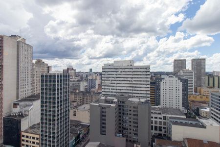 Vista da Sala de apartamento para alugar com 1 quarto, 55m² em Centro, Curitiba