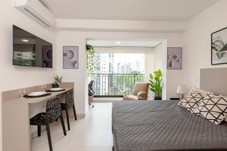 Studio de apartamento para alugar com 1 quarto, 27m² em Cidade Monções, São Paulo