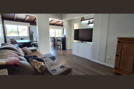 Sala de apartamento para alugar com 3 quartos, 108m² em Carvoeira, Florianópolis
