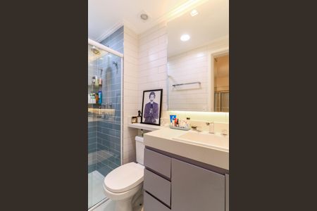 Apartamento à venda com 111m², 2 quartos e 2 vagas Apartamento à venda com 111m², 2 quartos e 2 vagasBanheiro da Suíte