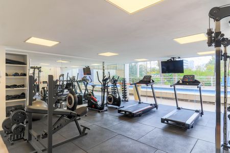 Apartamento à venda com 111m², 2 quartos e 2 vagas Apartamento à venda com 111m², 2 quartos e 2 vagasÁrea comum - Academia