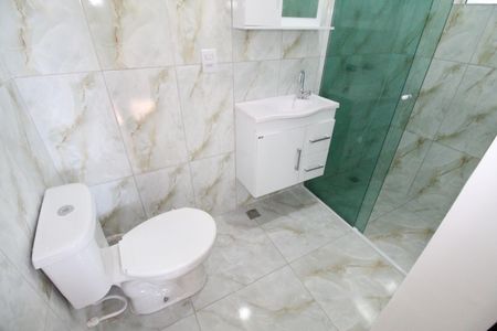 Banheiro da Suíte de kitnet/studio para alugar com 1 quarto, 34m² em Bosque dos Eucaliptos, São José dos Campos