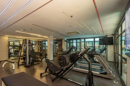 Apartamento à venda com 31m², 1 quarto e 1 vaga Apartamento à venda com 31m², 1 quarto e 1 vagaÁrea comum - Academia