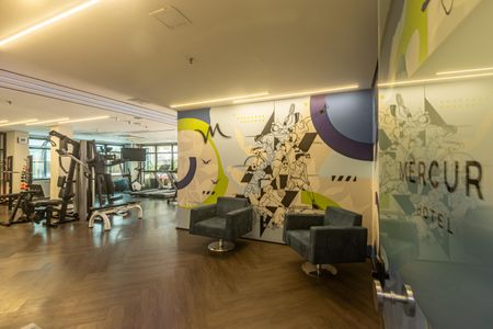 Apartamento à venda com 31m², 1 quarto e 1 vaga Apartamento à venda com 31m², 1 quarto e 1 vagaÁrea comum - Academia