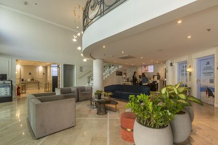 Apartamento à venda com 31m², 1 quarto e 1 vaga Apartamento à venda com 31m², 1 quarto e 1 vagaHall social