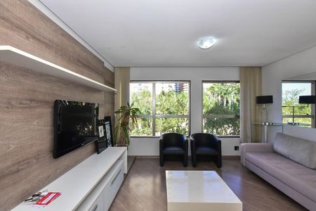 Sala de apartamento para alugar com 2 quartos, 70m² em Panamby, São Paulo