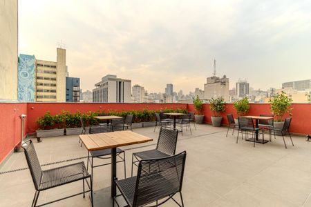 Studio para alugar com 24m², 1 quarto e sem vagaTerraço