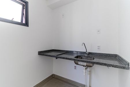 Cozinha de kitnet/studio à venda com 1 quarto, 23m² em Vila Buarque, São Paulo