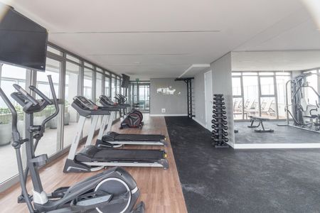 Apartamento à venda com 32m², 1 quarto e 1 vaga Apartamento à venda com 32m², 1 quarto e 1 vagaÁrea comum - Academia