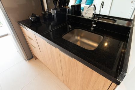 Studio para alugar com 21m², 1 quarto e sem vaga Studio para alugar com 21m², 1 quarto e sem vagaCozinha