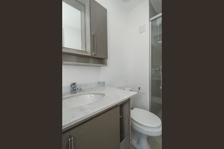 Banheiro Social de apartamento para alugar com 1 quarto, 38m² em Jardim Botânico, Porto Alegre