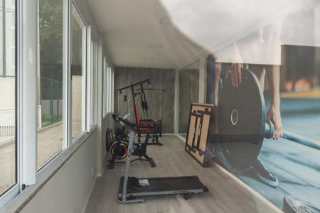 Apartamento para alugar com 43m², 2 quartos e 1 vaga Apartamento para alugar com 43m², 2 quartos e 1 vagaÁrea comum - Academia