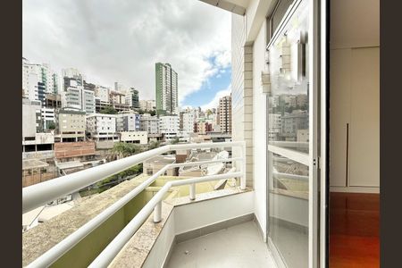 Varanda do Quarto de apartamento à venda com 3 quartos, 85m² em Buritis, Belo Horizonte