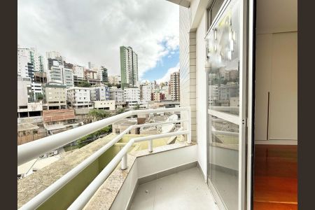 Varanda do Quarto de apartamento à venda com 3 quartos, 85m² em Buritis, Belo Horizonte