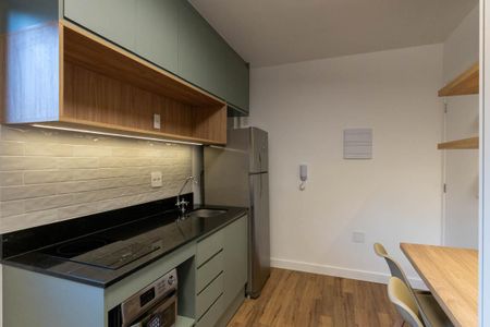 Studio para alugar com 24m², 1 quarto e sem vaga Studio para alugar com 24m², 1 quarto e sem vagaCozinha
