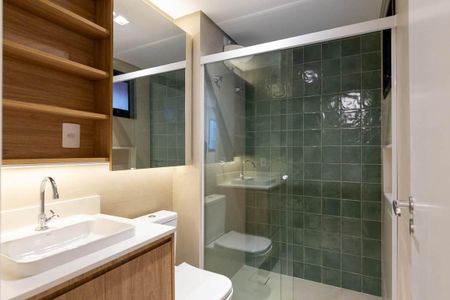 Studio para alugar com 24m², 1 quarto e sem vaga Studio para alugar com 24m², 1 quarto e sem vagaBanheiro