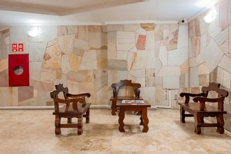 Apartamento à venda com 56m², 1 quarto e sem vagaHall social