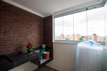 Varanda de apartamento para alugar com 2 quartos, 55m² em Jardim, Santo André