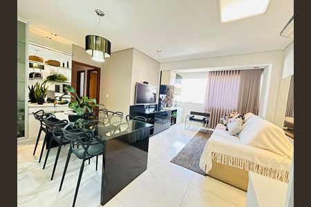 Sala de apartamento à venda com 3 quartos, 90m² em Luxemburgo, Belo Horizonte