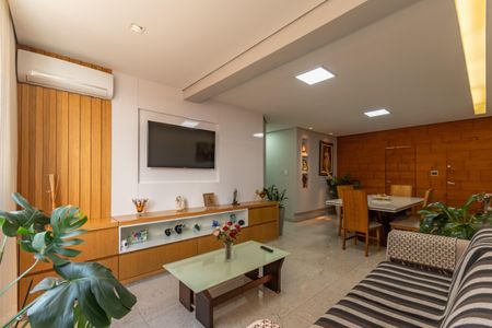 Sala de apartamento à venda com 3 quartos, 98m² em Castelo, Belo Horizonte