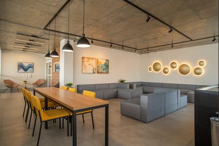 Studio para alugar com 17m², 1 quarto e sem vaga Studio para alugar com 17m², 1 quarto e sem vagaÁrea comum - Salão de festas