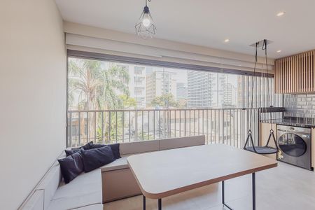 Varanda de apartamento para alugar com 1 quarto, 44m² em Ibirapuera, São Paulo