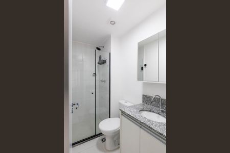 Banheiro de kitnet/studio à venda com 1 quarto, 30m² em Consolação, São Paulo