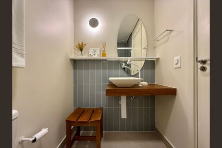 Studio à venda com 30m², 0 quarto e sem vaga Studio à venda com 30m², 0 quarto e sem vagaBanheiro Social