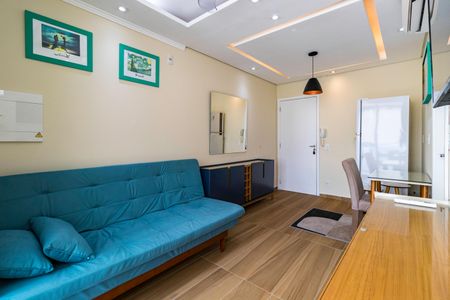 Sala de apartamento para alugar com 1 quarto, 35m² em Real Parque, São Paulo