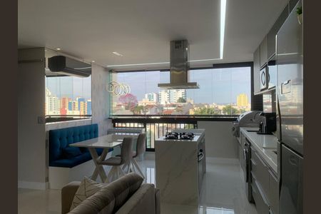 Cozinha de apartamento à venda com 2 quartos, 48m² em Parque das Nações, Santo André