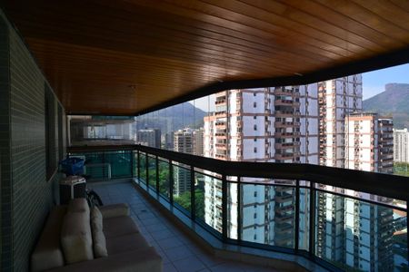 Varanda da Sala de apartamento à venda com 3 quartos, 290m² em Barra da Tijuca, Rio de Janeiro