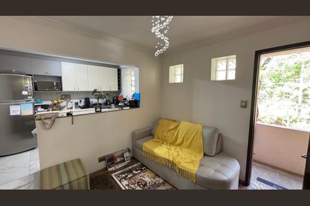Sala de apartamento à venda com 1 quarto, 65m² em Vila Lea, Santo André