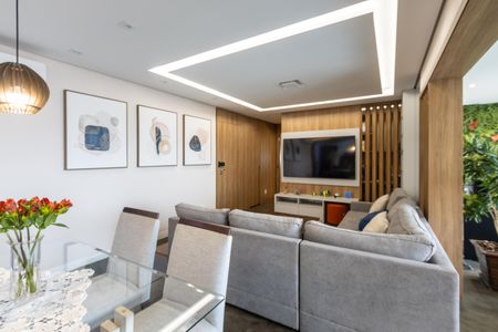 Sala de apartamento à venda com 3 quartos, 136m² em Vila Anastácio, São Paulo