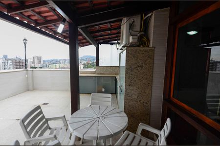 Varanda da Sala de apartamento à venda com 2 quartos, 61m² em Maracanã, Rio de Janeiro