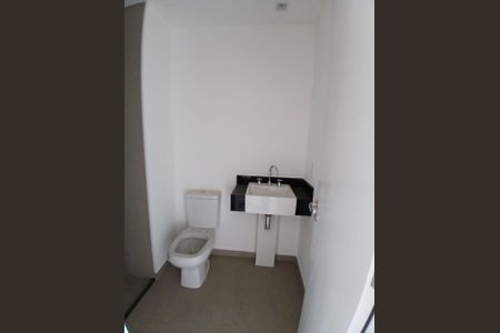 Banheiro Social de kitnet/studio para alugar com 1 quarto, 25m² em Vila Olímpia, São Paulo