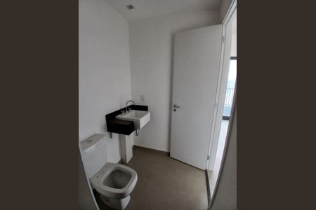 Banheiro Social de kitnet/studio para alugar com 1 quarto, 25m² em Vila Olímpia, São Paulo