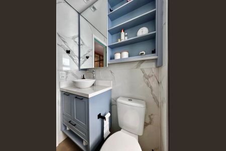 Apartamento à venda com 69m², 2 quartos e 1 vaga Apartamento à venda com 69m², 2 quartos e 1 vagaBanheiro da Suíte