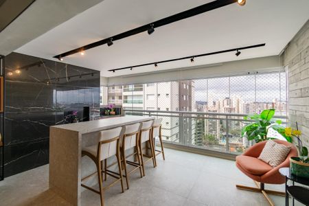 Varanda da Sala de apartamento à venda com 3 quartos, 129m² em Vila Mascote, São Paulo