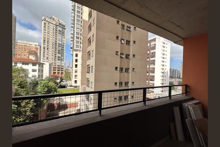 Varanda do Studio de apartamento para alugar com 1 quarto, 27m² em Perdizes, São Paulo