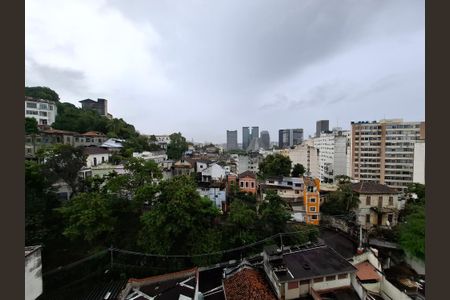 Vista  de apartamento à venda com 1 quarto, 17m² em Glória, Rio de Janeiro