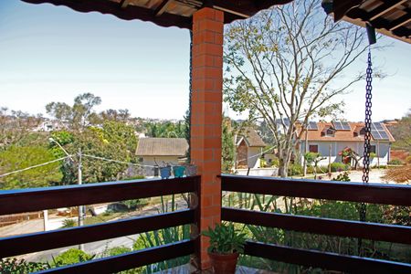 Varanda de casa de condomínio para alugar com 6 quartos, 384m² em Condomínio Estância Marambaia, Vinhedo