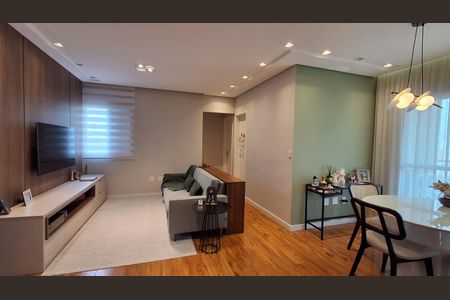 Sala de apartamento à venda com 2 quartos, 77m² em Vila Caminho do Mar, São Bernardo do Campo